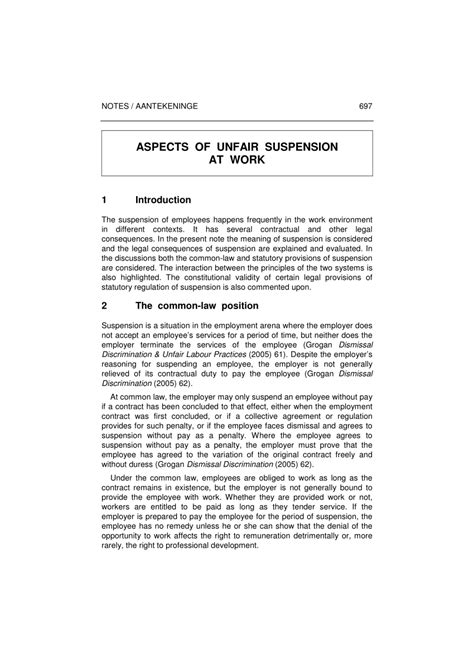 What is an unfair suspension?