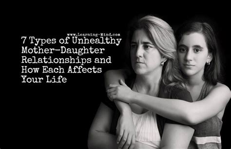 What is an unhealthy mother-daughter relationship?