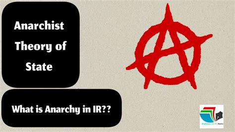 What is anarchy in IR?