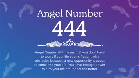What is angel number 444 trying to tell me?