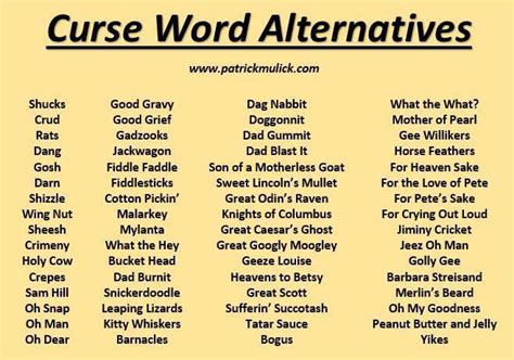 What is another meaning for curse words?