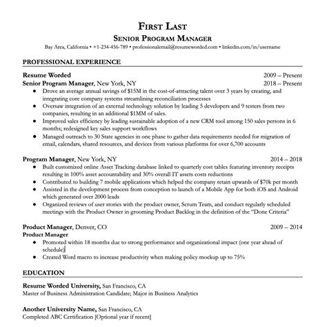 What is another name for resume?