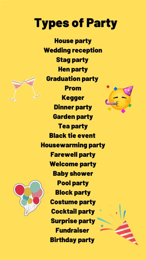 What is another word for a fun party?