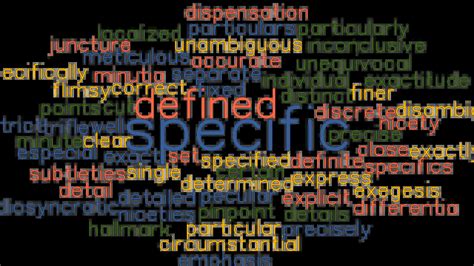 What is another word for specificity?