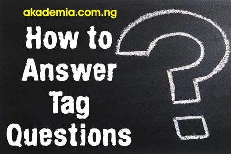 What is answer tag?