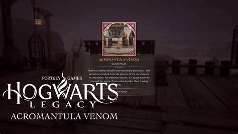 What is anti venom III in Hogwarts Legacy?