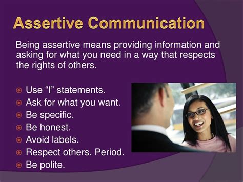 What is assertive communication?
