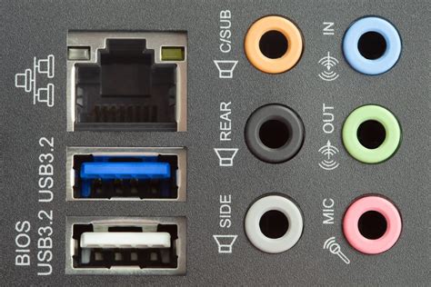 What is audio input port?