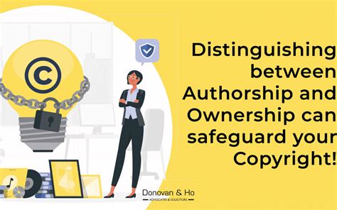 What is authorship and ownership?