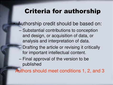 What is authorship issue?