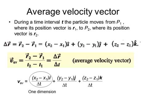 What is average velocity in vector form?