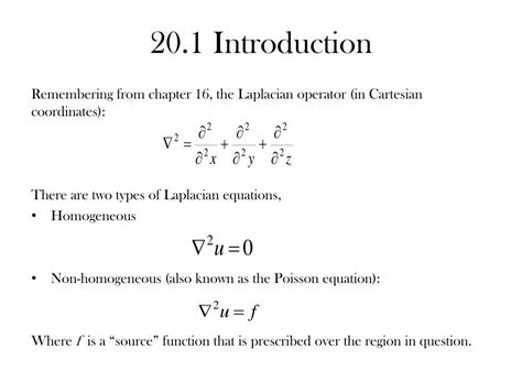 What is basic Laplace equation?