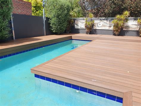 What is best to put around pool deck?