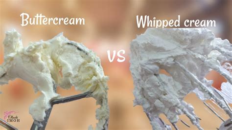What is better whipped cream or buttercream?