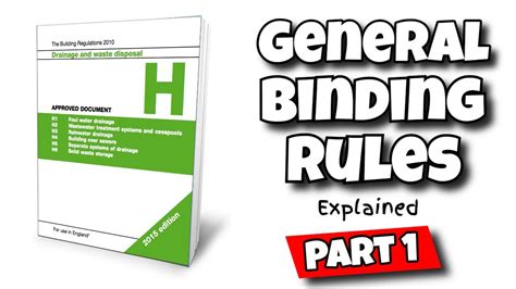 What is binding rules?