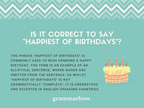 What is birthday in grammar?