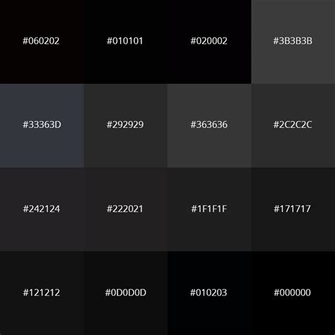 What is black RGB in hex?