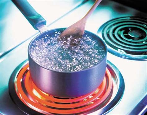 What is boiling water an example of?