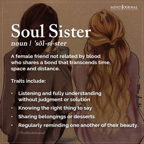 What is called a soul sister?