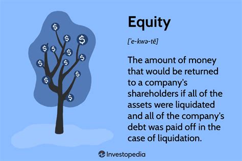 What is called equity?