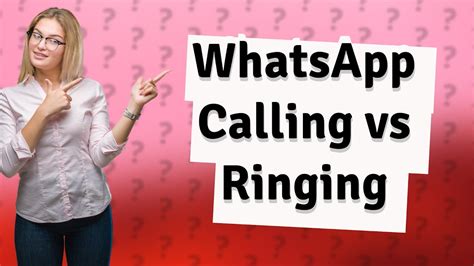 What is calling and ringing?