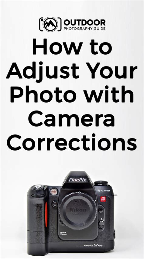What is camera correction?