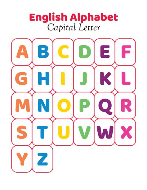 What is capital English alphabet?
