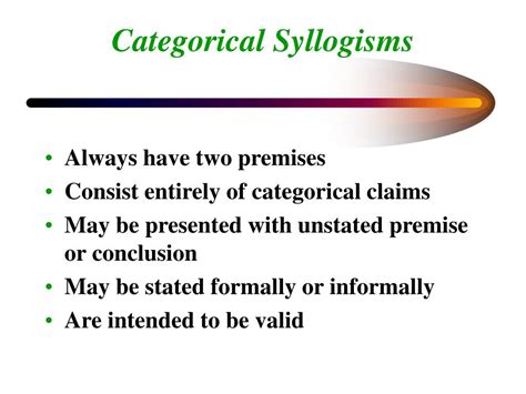 What is categorical syllogism rule 4?