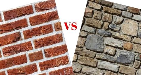 What is cheaper stone or brick?