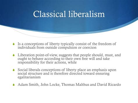What is classical liberalism in IR?