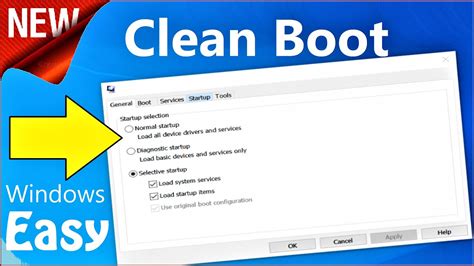 What is clean boot?