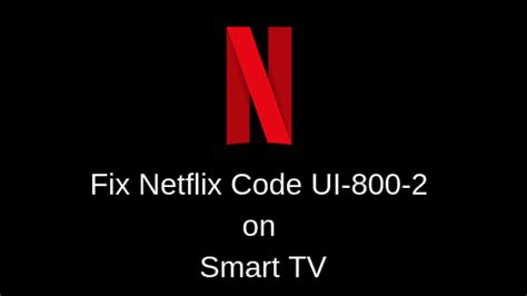 What is code UI 800 2 on Netflix?