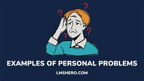 What is considered a personal problem?