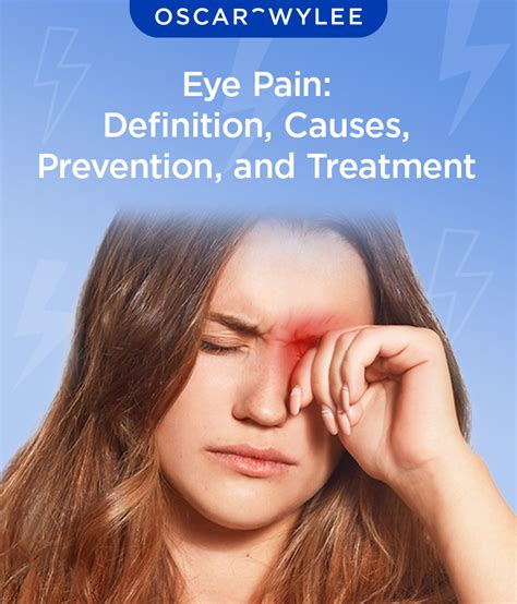 What is considered eye pain?