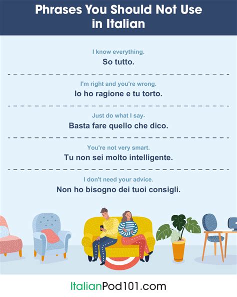 What is considered impolite in Italy?