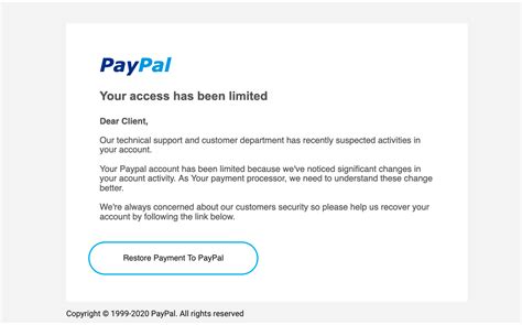 What is considered suspicious activity on PayPal?