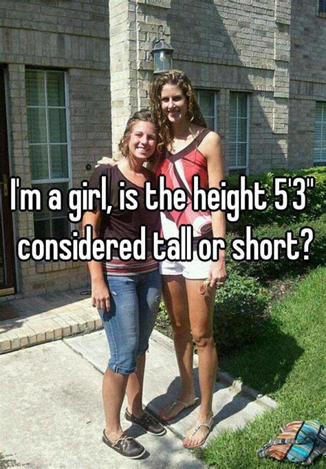 What is considered tall for girls?