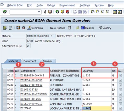 What is costing BOM in SAP?