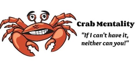 What is crab like attitude?