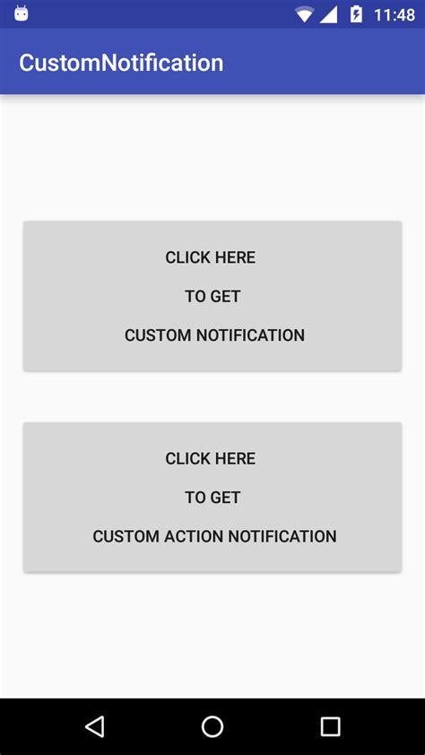 What is custom notification?
