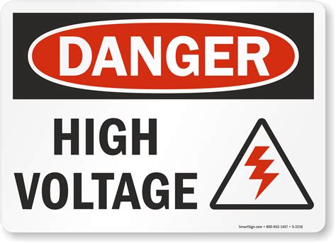 What is dangerously high voltage?