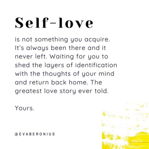 What is deep self-love?