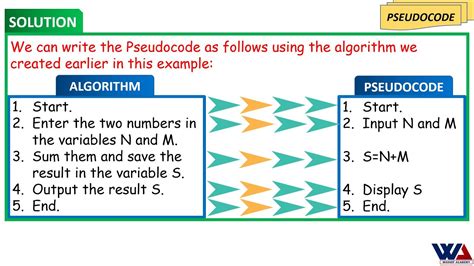 What is difference between algorithm and pseudocode?