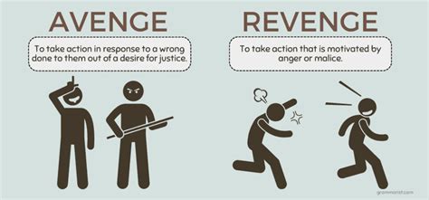 What is difference between revenge and vengeance?