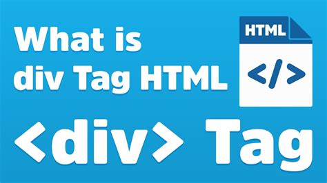 What is div tag?