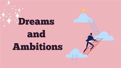What is dream and ambition in life?