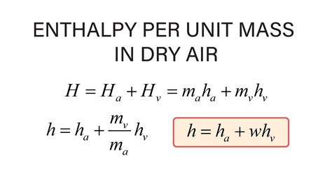 What is dry air equation?