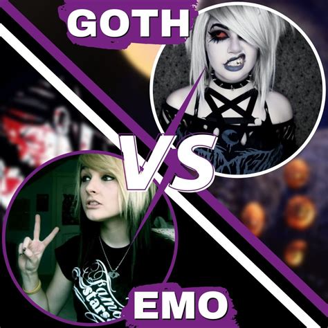 What is emo vs Goth?
