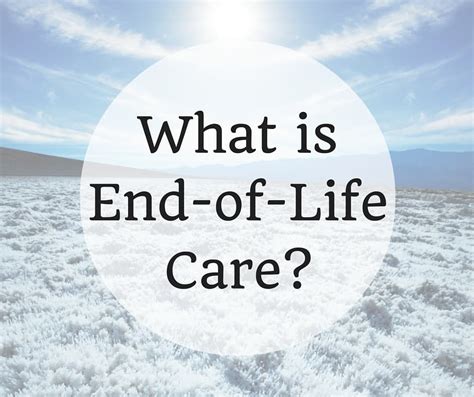 What is end of life despair?