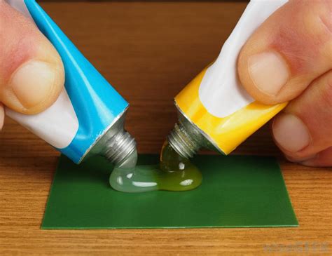 What is epoxy glue made of?